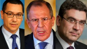 Victor Ponta Serghei Lavrov Teodor Baconschi
